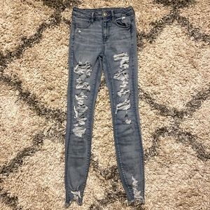 American Eagle Ripped Skinny Jeans